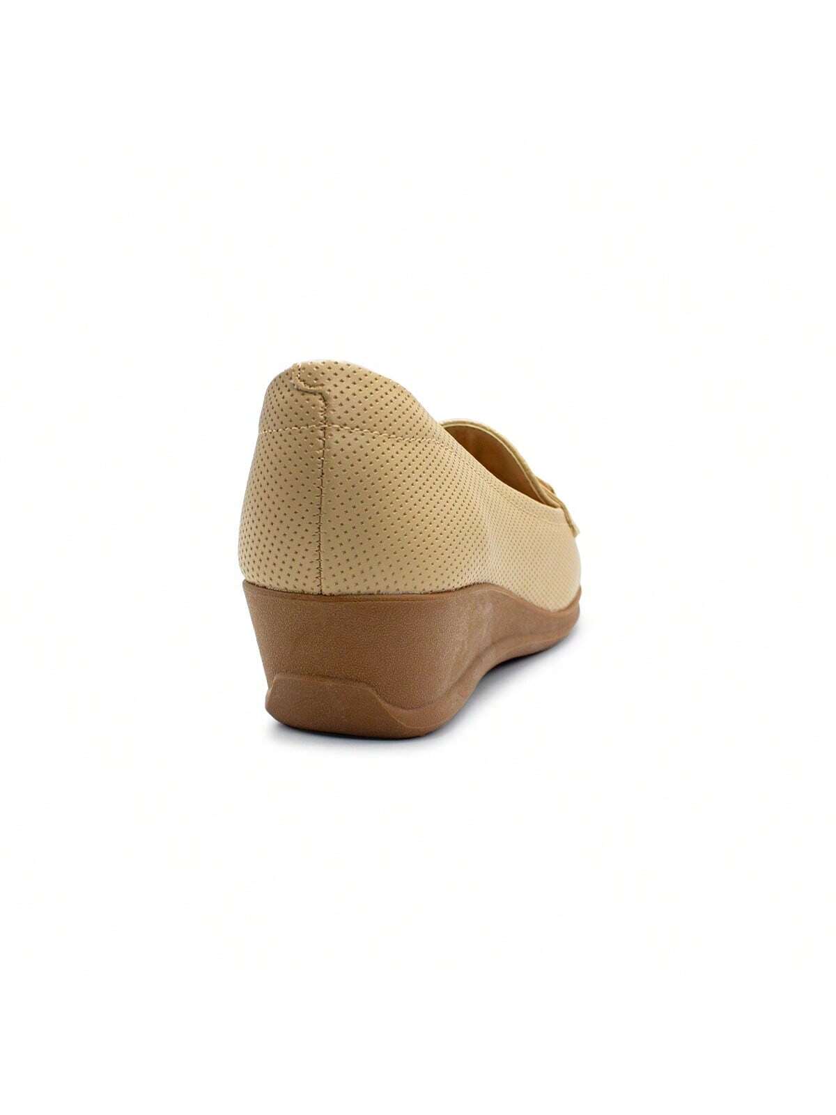 Sapato Modare Feminino Micro/Strech Salto Anabela Enfeite