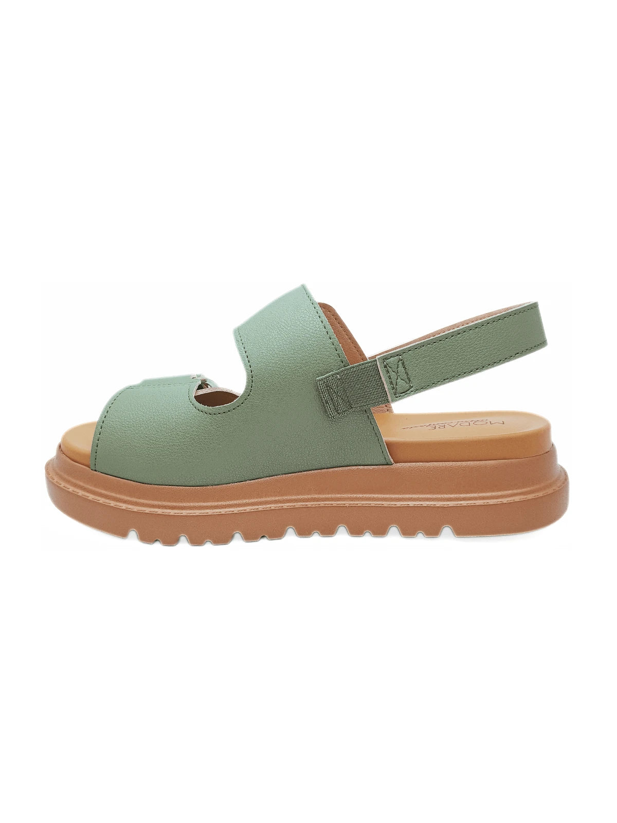 Modare Sandália Ortopédica Feminina Papete Modare Fascite Plantar Esporão Plataforma Flatform