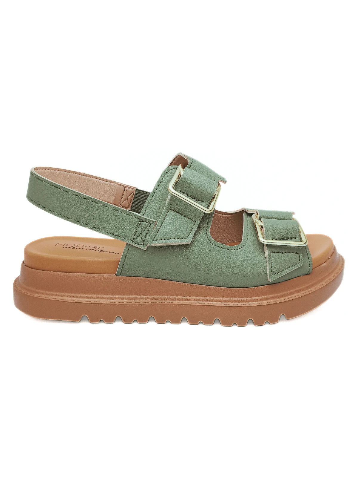 Modare Sandália Ortopédica Feminina Papete Modare Fascite Plantar Esporão Plataforma Flatform